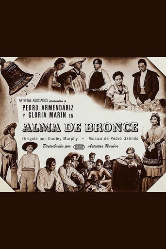 Movie poster for Alma de bronce (1944)