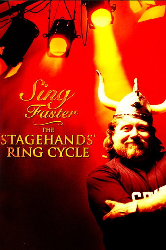 Movie poster for Sing Faster: The Stagehands' Ring Cycle (1999)