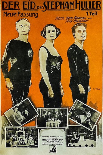Movie poster for Der Eid des Stephan Huller (1912)