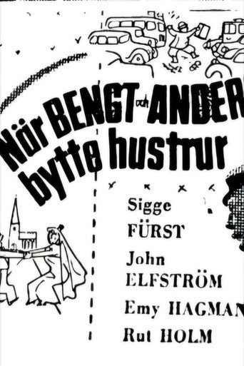Movie poster for When Bengt and Anders Swapped Wives (1925)