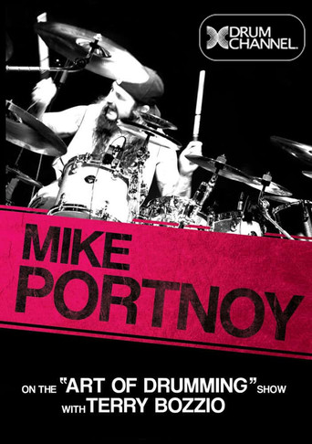 Movie poster for Mike Portnoy on the “Art Of Drumming” with Terry Bozzio (2010)