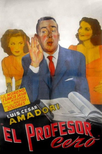 Movie poster for El profesor Cero (1942)