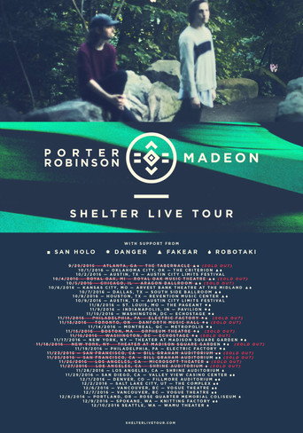 Movie poster for Porter Robinson & Madeon - Shelter: The Movie (2017)