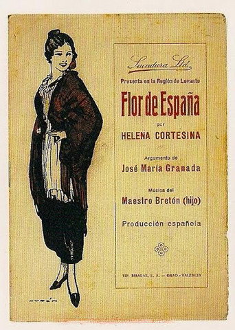 Movie poster for Flor de España o la leyenda de un torero (1921)