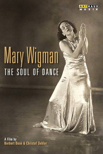 Movie poster for MARY WIGMAN : THE SOUL OF DANCE