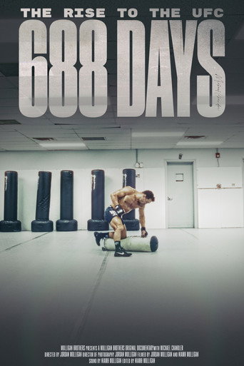 Movie poster for 688 Days - The Rise to the UFC (2024)