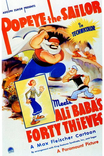 Movie poster for Popeye the Sailor Meets Ali Baba's Forty Thieves (1937)