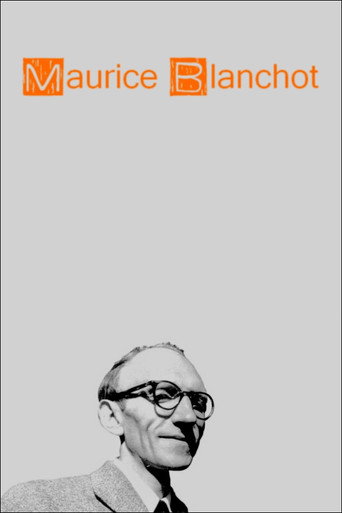 Movie poster for Maurice Blanchot (1998)