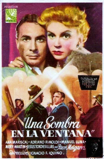 Movie poster for Una sombra en la ventana (1945)