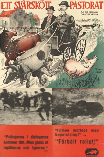 Movie poster for Ett svårskött pastorat (1958)