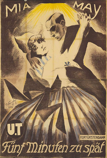 Movie poster for Fünf Minuten zu spät (1918)