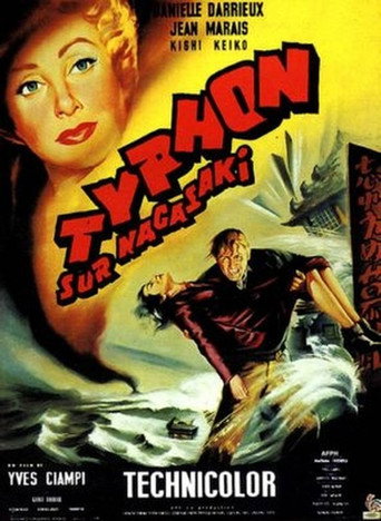 Movie poster for Typhoon Over Nagasaki (1957)
