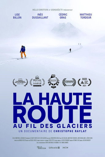 Movie poster for La Haute Route au fil des glaciers (2021)