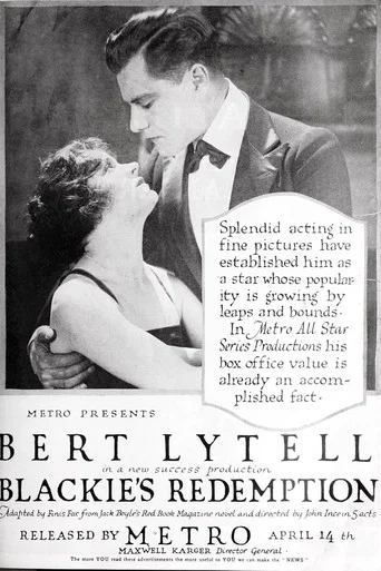 Movie poster for Blackie's Redemption (1919)