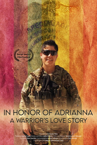 Movie poster for In Honor of Adrianna: A Warrior's Love Story (2024)