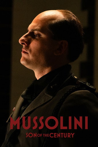 Series poster for Mussolini: Son of the Century (2025)