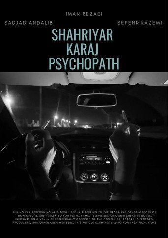 Movie poster for Shahriyar-Karaj Psychopath (2022)