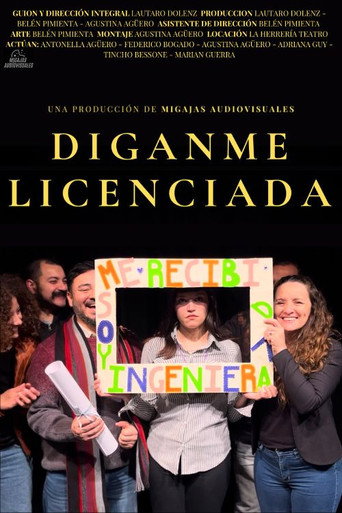 Movie poster for Díganme licenciada (2026)