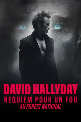 David Hallyday, Requiem pour un fou, au Forest National poster