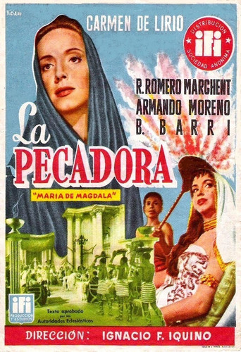 La pecadora poster