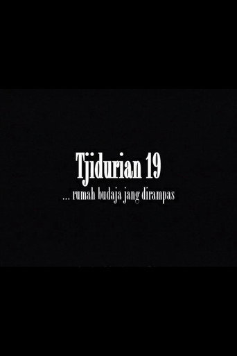 Movie poster for Tjidurian 19 (2009)