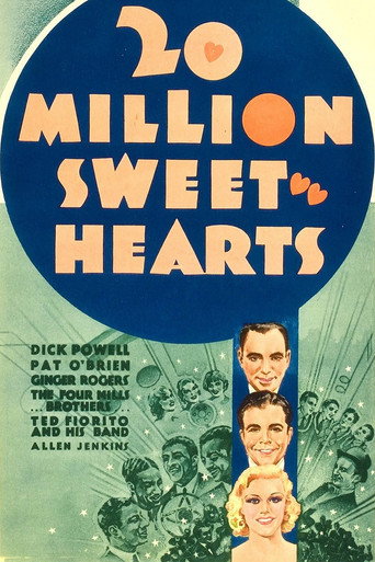 Movie poster for Twenty Million Sweethearts (1934)