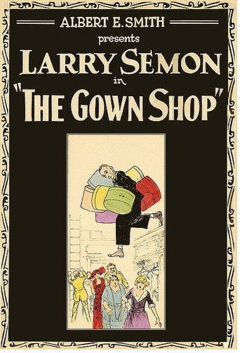 Movie poster for The Gown Shop (1923)