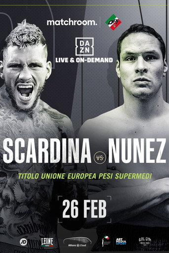 Movie poster for Daniele Scardina vs. Cesar Nunez (2021)