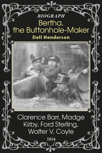 Movie poster for Bertha, the Buttonhole-Maker (1914)