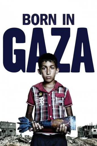 Movie poster for Born in Gaza (2014)