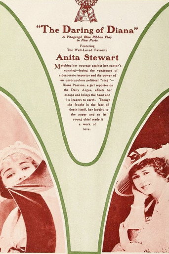 Movie poster for The Daring of Diana (1916)
