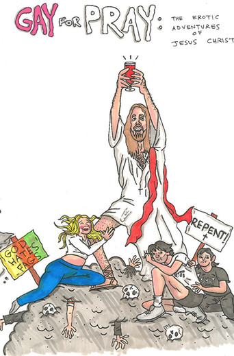 Movie poster for Gay for Pray: The Erotic Adventures of Jesus Christ (2017)