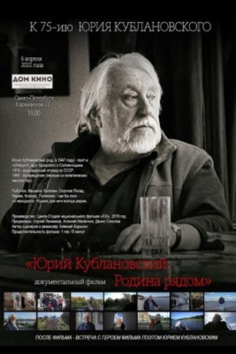 Movie poster for Yury Kublanovsky. Homeland Is Near (2018)