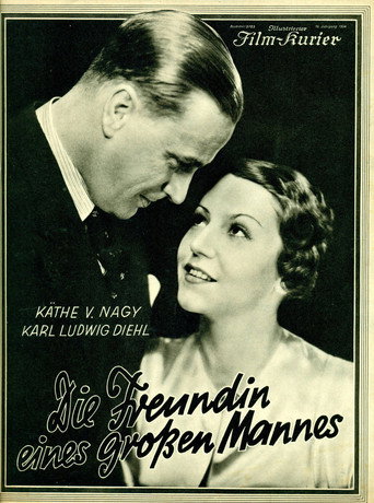 Movie poster for Die Freundin eines großen Mannes (1934)