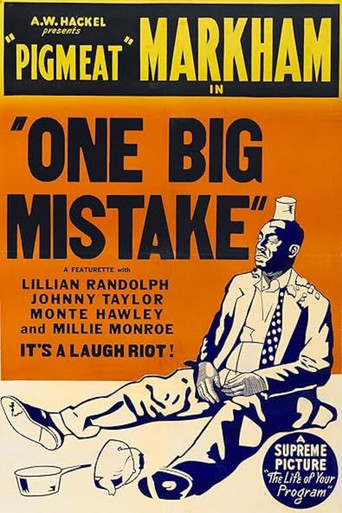 Movie poster for One Big Mistake (1940)