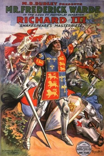Movie poster for The Life and Death of King Richard III (1912)