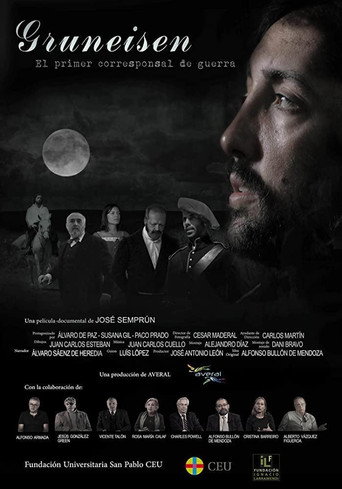 Movie poster for Gruneisen: El primer corresponsal de guerra