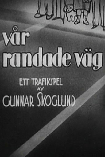 Vår randade väg poster