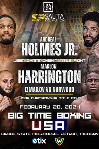 Movie poster for Ardreal Holmes Jr vs. Marlon Harrington (2024)