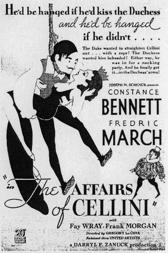 Movie poster for The Affairs of Cellini (1934)