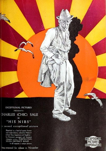 Movie poster for His Nibs (1921)