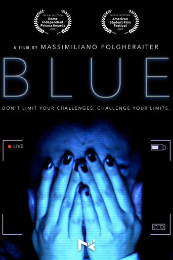 Movie poster for Blue (2018)