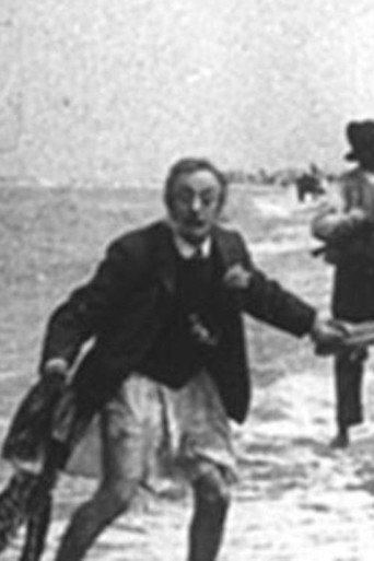 Movie poster for The Misadventure of a French Gentleman Without Pants at the Zandvoort Beach (1905)