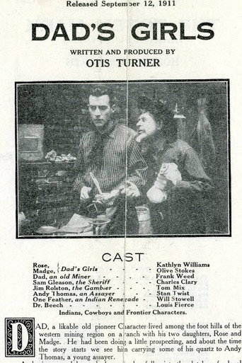 Movie poster for Dad's Girls (1911)