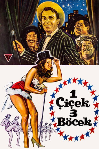 Movie poster for Bir Çiçek Üç Böcek (1962)