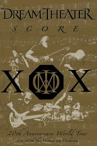 Movie poster for Dream Theater: Score - 20th Anniversary World Tour (2006)