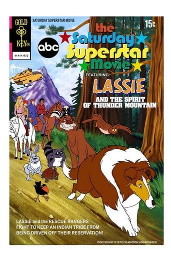 Movie poster for Lassie and the Spirit of Thunder Mountain (1972)