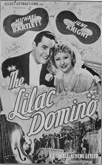 Movie poster for The Lilac Domino (1937)