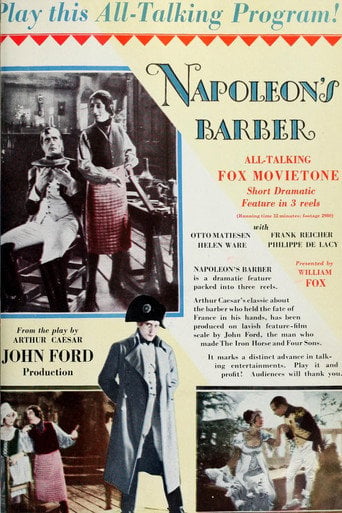 Movie poster for Napoleon's Barber (1928)