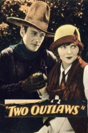 Movie poster for Two Outlaws (1928)
